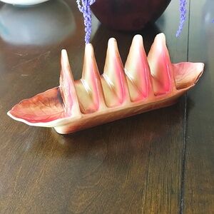 Vintage 1940s Royal Winton England Grimwades 5 Slice Toast Rack